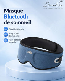 Masque de sommeil Bluetooth DreamEar : réglable, lavable, jusqu'à 8 h d'autonomie